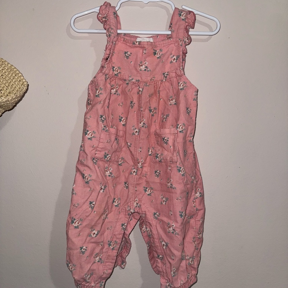 Angel Dear Pink Floral Jumpsuit